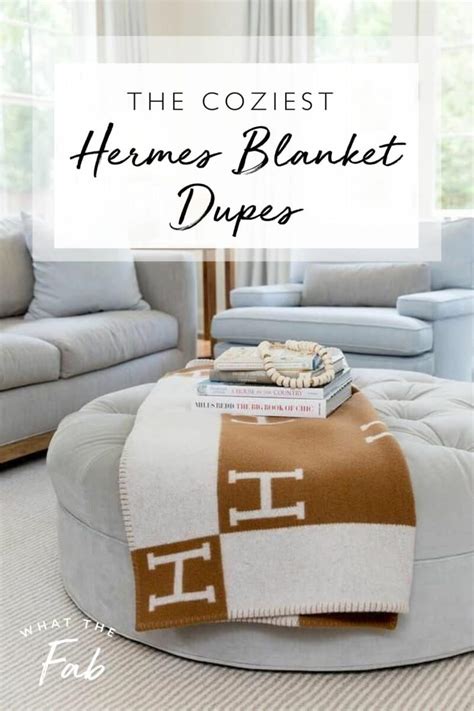 The COZIEST Hermes Blanket Dupes: Get The Iconic Look.